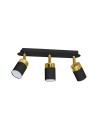 Milagro JOKER BLACK/GOLD 3xGU10 MLP6125 ceiling lamp.