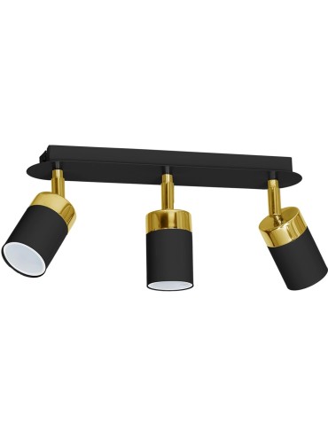 Milagro Lampa sufitowa JOKER BLACK/GOLD 3xGU10 MLP6125 - produkt 2