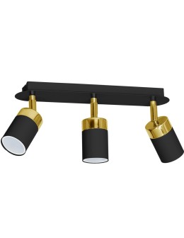 Milagro Lampa sufitowa JOKER BLACK/GOLD 3xGU10 MLP6125 - produkt 2