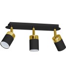 Adjustable ceiling lamps - spots - Milagro JOKER BLACK/GOLD 3xGU10 MLP6125 ceiling lamp. - product 8