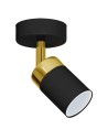 Milagro Wall lamp JOKER BLACK/GOLD 1xGU10 MLP6123