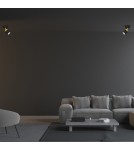 Adjustable ceiling lamps - spots - Milagro Wall lamp JOKER BLACK/GOLD 1xGU10 MLP6123 - product 6