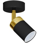 Adjustable ceiling lamps - spots - Milagro Wall lamp JOKER BLACK/GOLD 1xGU10 MLP6123 - product 8
