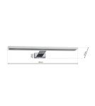 Bathroom wall lamps - Milagro RAIN 45cm 10W wall lamp ML6095 - product 7