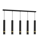 5 point pendant lamps - Milagro JOKER BLACK/GOLD pendant lamp 5xGU10 MLP6121 - product 1