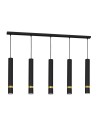 Milagro JOKER BLACK/GOLD pendant lamp 5xGU10 MLP6121