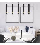 5 point pendant lamps - Milagro JOKER BLACK/GOLD pendant lamp 5xGU10 MLP6121 - product 5