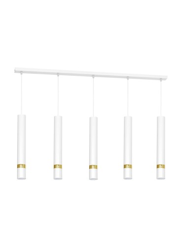 Milagro JOKER WHITE/GOLD 5xGU10 pendant lamp MLP6122
