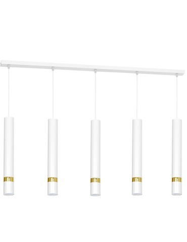 Milagro Lampa wisząca JOKER WHITE/GOLD 5xGU10 MLP6122 - produkt 2