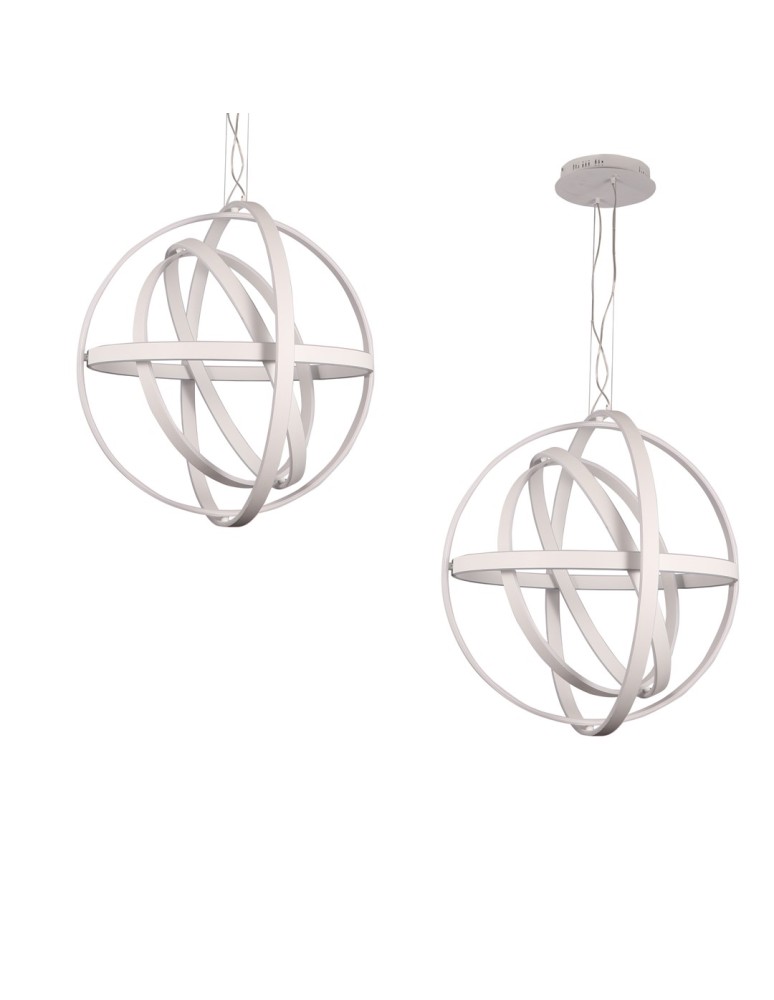 Pendant lamps - Milagro COPERNICUS WHITE 260W LED pendant lamp ML6150 - product kolory-swiatla.pl 1