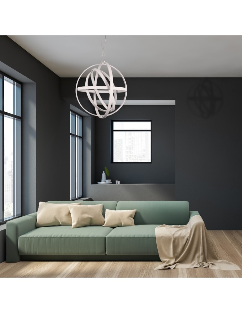 Pendant lamps - Milagro COPERNICUS WHITE 260W LED pendant lamp ML6150 - product kolory-swiatla.pl 4