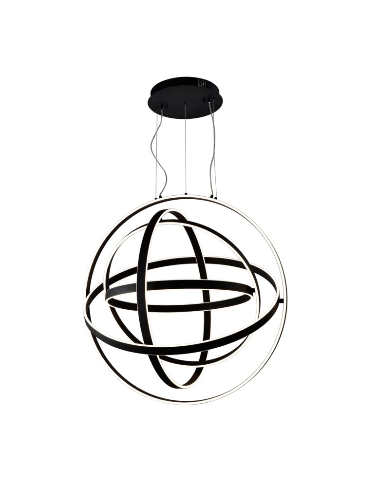 Pendant lamps - Milagro COPERNICUS BLACK 180W LED pendant lamp ML6155 - product kolory-swiatla.pl 1