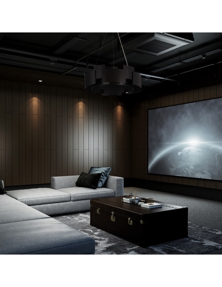 Milagro Lampa wisząca TORINO BLACK 24W LED ML6141