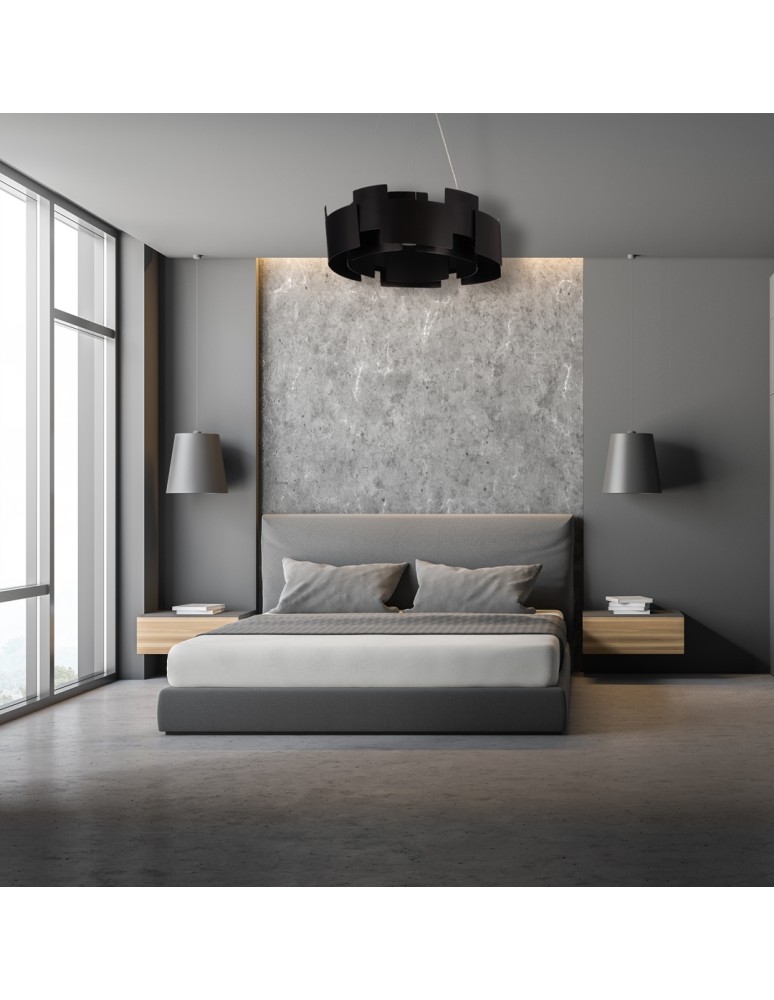 Milagro Lampa wisząca TORINO BLACK 24W LED ML6141