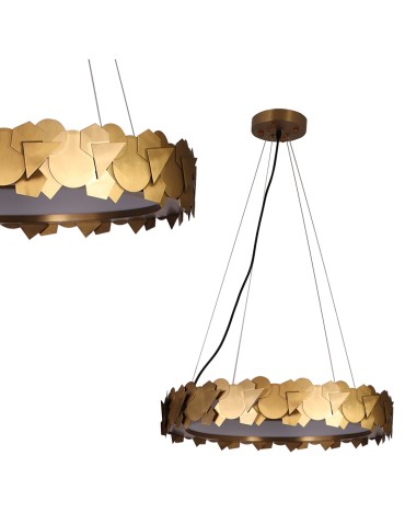 Milagro Lampa wisząca SOHO GOLD 24W LED ML6156