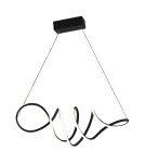 Pendant lamps - Milagro LOCA BLACK 56W LED pendant lamp ML5756 - product 1