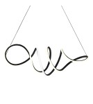 Pendant lamps - Milagro LOCA BLACK 56W LED pendant lamp ML5756 - product 2