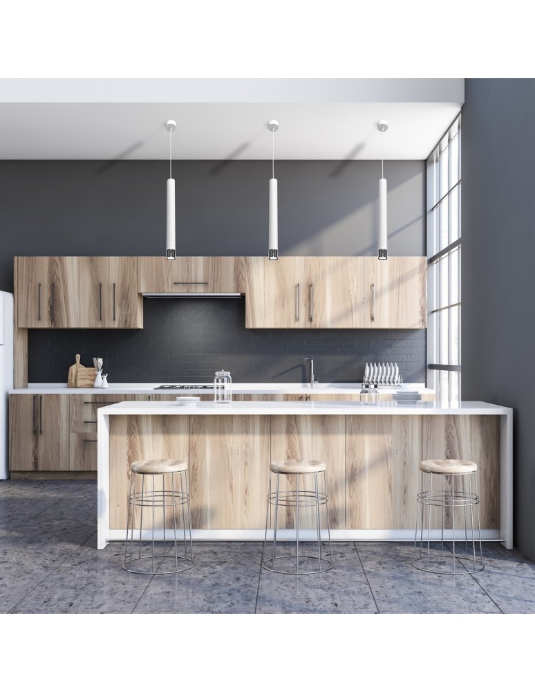 Milagro Lampa wisząca DANI WHITE/CHROME 1xGU10 MLP6227