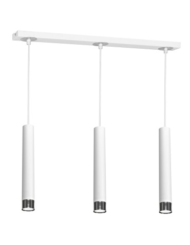 Milagro DANI WHITE/CHROME 3xGU10 pendant lamp MLP6228 - product 2