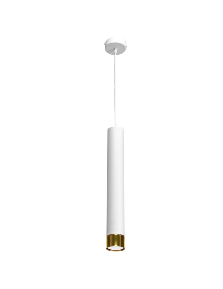 Pendant lamps - Milagro DANI WHITE/GOLD 1xGU10 pendant lamp MLP6235 - product kolory-swiatla.pl 1