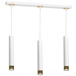 Milagro Lampa wisząca DANI WHITE/GOLD 3xGU10 MLP6236