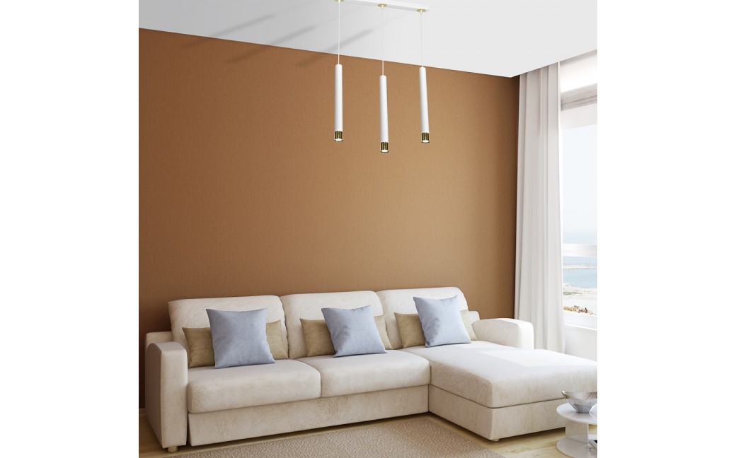 Milagro Lampa wisząca DANI WHITE/GOLD 3xGU10 MLP6236