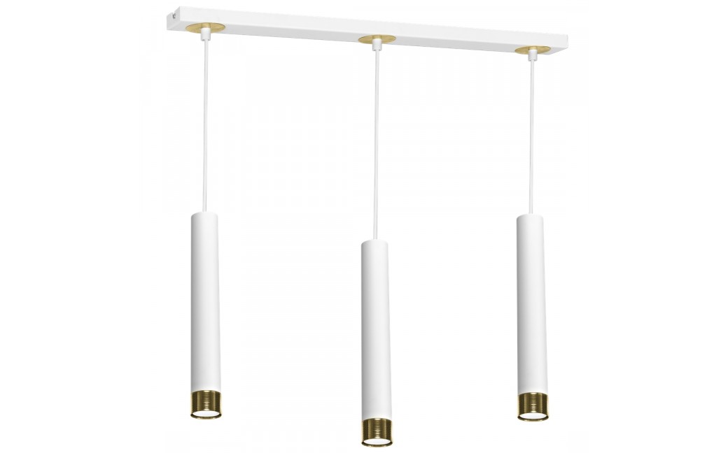 Milagro Lampa wisząca DANI WHITE/GOLD 3xGU10 MLP6236