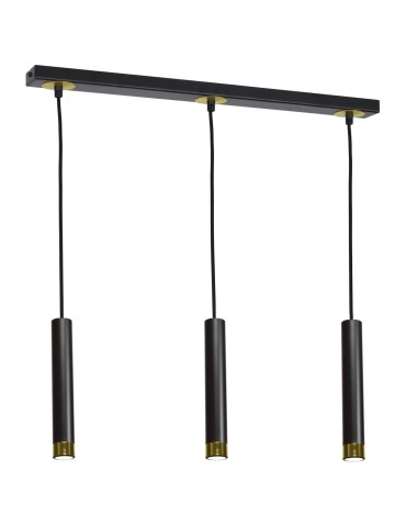 Milagro Lampa wisząca DANI BLACK/GOLD 3xGU10 MLP6240 - produkt 2