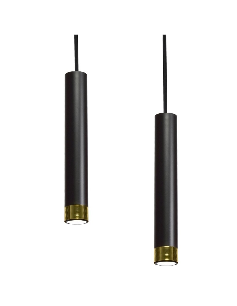 Milagro Lampa wisząca DANI BLACK/GOLD 3xGU10 MLP6240