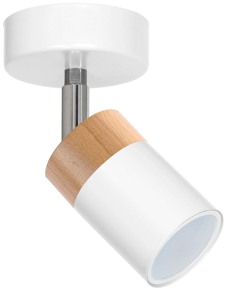 Adjustable ceiling lamps - spots - Milagro Wall lamp JOKER WHITE/WOOD 1xGU10 MLP6299 - product kolory-swiatla.pl 8