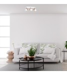 Adjustable ceiling lamps - spots - Milagro JOKER WHITE/WOOD 3xGU10 MLP6300 ceiling lamp. - product 5