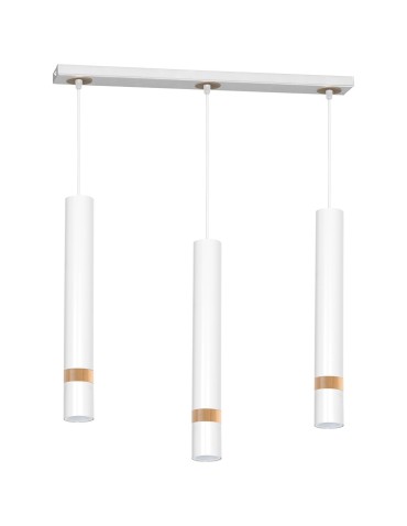 Milagro JOKER WHITE/WOOD 3xGU10 pendant lamp MLP6302 - product 2