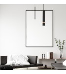 Milagro Lampa wisząca JOKER BLACK/WOOD 1xGU10 MLP6305