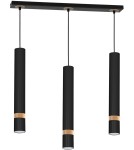 Milagro Lampa wisząca JOKER BLACK/WOOD 3xGU10 MLP6306 Milagro Lampa wisząca JOKER BLACK/WOOD 3xGU10 MLP6306