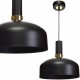 Milagro Lampa wisząca MALMO BLACK/GOLD 1xE27 MLP6198