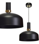 Pendant lamps - Milagro MALMO BLACK/GOLD 1xE27 pendant lamp MLP6198 - product 1