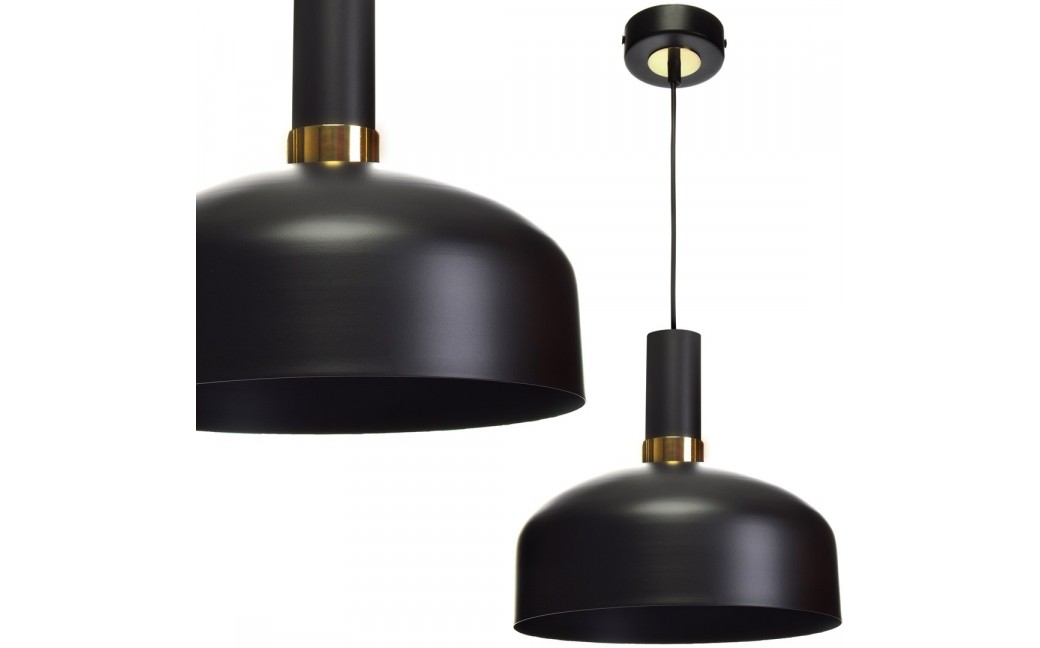 Milagro Lampa wisząca MALMO BLACK/GOLD 1xE27 MLP6198