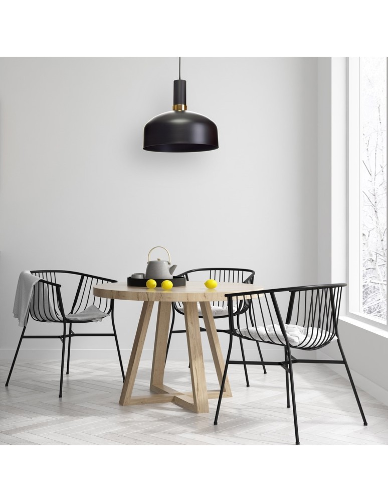 Pendant lamps - Milagro MALMO BLACK/GOLD 1xE27 pendant lamp MLP6198 - product kolory-swiatla.pl 5