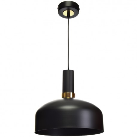 Milagro Lampa wisząca MALMO BLACK/GOLD 1xE27 MLP6198