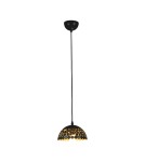 Pendant lamps - Milagro LISA BLACK 1xE27 18cm pendant lamp ML6135 - product 1