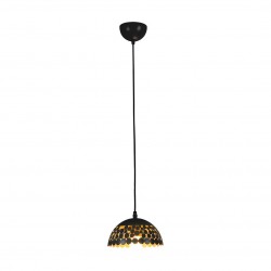 Milagro Lampa wisząca LISA BLACK 1xE27 18cm ML6135