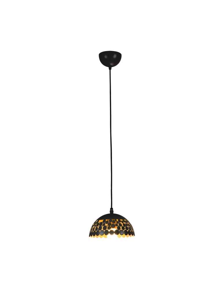Milagro Lampa wisząca LISA BLACK 1xE27 18cm ML6135