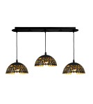 Pendant lamps - Milagro LISA BLACK 3xE27 pendant lamp ML6136 - product 1