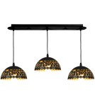 Pendant lamps - Milagro LISA BLACK 3xE27 pendant lamp ML6136 - product 2