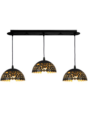 Milagro Lampa wisząca LISA BLACK 3xE27 ML6136 - produkt 2