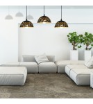 Pendant lamps - Milagro LISA BLACK 3xE27 pendant lamp ML6136 - product 3