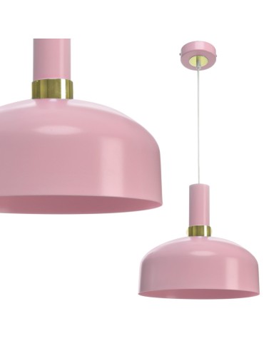 Milagro MALMO PINK 1xE27 pendant lamp MLP6199