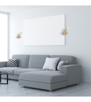 Loft wall lamps - industrial - Milagro Wall lamp LUPO WHITE/GOLD 1xE27 MLP6265 - product 4