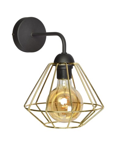 Milagro Kinkiet LUPO BLACK/GOLD 1xE27 MLP6269 - produkt 2