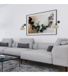 Loft wall lamps - industrial - Milagro Wall lamp LUPO BLACK/GOLD 1xE27 MLP6269 - product 6